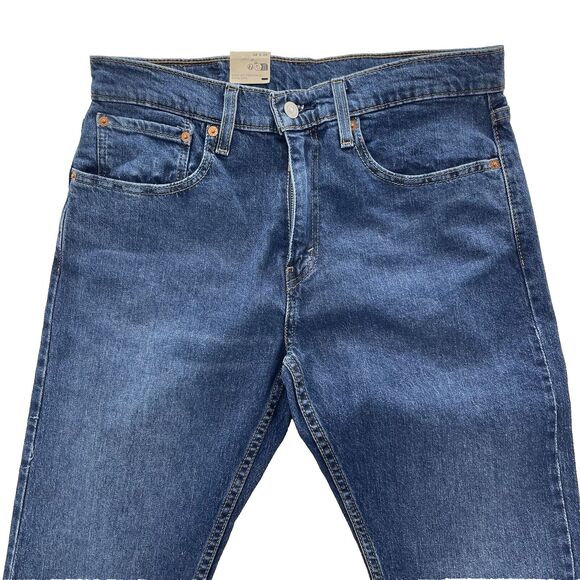 Levi's 512 Lo-Ball Jeans Men's 32x32 Blue Flex Stretch Large Tab American Denim - Picture 2 of 12